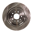 Rear Brake Discs, Plain Surface, Solid, 5 Lugs, 12.99 in., Pro-Line Series