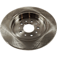 Rear Brake Discs, Plain Surface, Solid, 5 Lugs, 12.99 in., Pro-Line Series