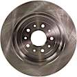 Front and Rear Brake Discs, 4-Wheel Set, Plain Surface, Vented - Front, Solid - Rear, 5 Lugs, 12.4 in. Front/12.99 in. Rear Disc Diameter, Pro-Line Series