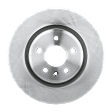 Front and Rear Brake Discs, Plain Surface, Vented, 5 Lugs, 325.12 mm - Front, 352.04 mm - Rear, Only Vehicles with Heavy Duty Brake Option, Base Brakes, Caliper Parking Brake, Pro-Line Series