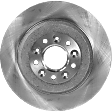 Front and Rear Brake Discs, Plain Surface, Vented - Front; Solid - Rear, 5 Lugs, 12.8 in. - Front; 12.99 in. - Rear, Pro-Line Series