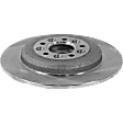 Front and Rear Brake Discs, Plain Surface, Vented - Front; Solid - Rear, 5 Lugs, 12.8 in. - Front; 12.99 in. - Rear, Pro-Line Series