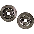 Front Brake Discs, Plain Surface, Vented, 5 Lugs, 13.86 in. OD, Pro-Line Series