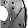 Front Brake Disc, Cross-drilled and Slotted, Vented, 4 Lugs, 275.34 mm, 2.0L, 4Cyl, Pro-Line Series