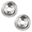 Rear Brake Discs, Plain Surface, Solid, 5 Lugs, 10.67 in. Disc Diameter, Pro-Line Series