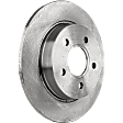 Rear Brake Discs, Plain Surface, Solid, 5 Lugs, 10.67 in. Disc Diameter, Pro-Line Series