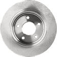 Rear Brake Discs, Plain Surface, Solid, 5 Lugs, 10.67 in. Disc Diameter, Pro-Line Series