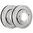 Front Brake Disc, Natural Finish, Plain Surface, Vented, 7 Lugs, 307.85 mm, 4WD, Pro-Line Series