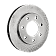 Front Brake Disc, Natural Finish, Plain Surface, Vented, 7 Lugs, 307.85 mm, 4WD, Pro-Line Series