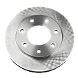 Front Brake Disc, Natural Finish, Plain Surface, Vented, 7 Lugs, 307.85 mm, 4WD, Pro-Line Series