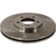 Front Brake Disc, Plain Surface, Vented, 5 Lugs, 293.88 mm,, Pro-Line Series