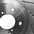 Front Brake Disc, Cross-drilled and Slotted, Vented, 5 Lugs, 293.88 mm,, Pro-Line Series