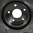Front Brake Disc, Cross-drilled and Slotted, Vented, 5 Lugs, 293.88 mm,, Pro-Line Series