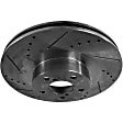 Front Brake Disc, Cross-drilled and Slotted, Vented, 5 Lugs, 293.88 mm,, Pro-Line Series