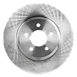 Front Brake Disc, Natural Finish, Plain Surface, Vented, 5 Lugs, 315.72 mm, Pro-Line Series