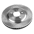 Front Brake Disc, Natural Finish, Plain Surface, Vented, 5 Lugs, 315.72 mm, Pro-Line Series