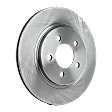 2011 Ford Mustang Base - Front and Rear Brake Disc, Natural Finish, Plain Surface, Vented, 5 Lugs, Front-315.72 mm/Rear-299.97 mm, 3.7L 6Cyl, Pro-Line Series