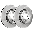 2011 Volvo S40 - Front Brake Disc, Plain Surface, Vented, 5 Lugs, 299.97 mm, 5 Lug, 320mm Front Disc, 2.5L 5Cyl, Pro-Line Series