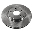 Front and Rear Brake Discs, 4-Wheel Set, Plain Surface, Vented - Front, Solid - Rear, 5 Lugs, 11.81 in. Front/11.02 in. Rear Disc Diameter, 2.5 in. Hub Reg, Pro-Line Series