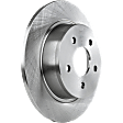 2015 Ford C-Max - Front and Rear Brake Disc, Plain Surface, Front-Vented/Rear-Solid, 5 Lugs, Front-299.97 mm/Rear-279.91 mm, 2.0L 4Cyl, Pro-Line Series