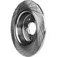 2015 Ford C-Max - Front and Rear Brake Disc, Plain Surface, Front-Vented/Rear-Solid, 5 Lugs, Front-299.97 mm/Rear-279.91 mm, 2.0L 4Cyl, Pro-Line Series