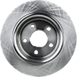2015 Ford C-Max - Front and Rear Brake Disc, Plain Surface, Front-Vented/Rear-Solid, 5 Lugs, Front-299.97 mm/Rear-279.91 mm, 2.0L 4Cyl, Pro-Line Series