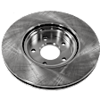 2015 Ford C-Max - Front and Rear Brake Disc, Plain Surface, Front-Vented/Rear-Solid, 5 Lugs, Front-299.97 mm/Rear-279.91 mm, 2.0L 4Cyl, Pro-Line Series