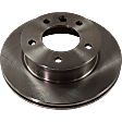 Front Brake Disc, Natural Finish, Plain Surface, Vented, 5 Lugs, 284.48 mm, 2.7L, 5Cyl, Pro-Line Series