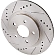2011 Ford Mustang - Front and Rear Brake Disc, Cross-drilled and Slotted, Vented, 5 Lugs, Front-316.2 mm/Rear-300 mm, 3.7L 6Cyl, Pro-Line Series