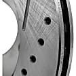 2017 Chevrolet Traverse - Front Brake Disc, Natural Finish, Cross-drilled and Slotted, Vented, 6 Lugs, 325 mm, 3.6L 6Cyl, Pro-Line Series