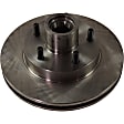 1998 GMC Sonoma - Front Brake Disc, Natural Finish, Plain Surface, Vented, 5 Lugs, 265.94 mm, RWD, 4.3L 6Cyl, Pro-Line Series