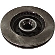 1998 GMC Sonoma - Front Brake Disc, Natural Finish, Plain Surface, Vented, 5 Lugs, 265.94 mm, RWD, 4.3L 6Cyl, Pro-Line Series