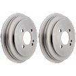 Rear Brake Drums, For Models with Rear Drum, Set Of 2