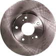 Front Brake Disc, Natural Finish, Plain Surface, Vented, 5 Lugs, 281.94 mm, Pro-Line Series