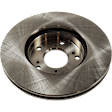 2007 Honda Element - Front and Rear Brake Disc, Plain Surface, Vented - Front; Solid - Rear, 5 Lugs, 281.94 mm, 2.4L 4Cyl, Pro-Line Series