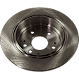 2007 Honda Element - Front and Rear Brake Disc, Plain Surface, Vented - Front; Solid - Rear, 5 Lugs, 281.94 mm, 2.4L 4Cyl, Pro-Line Series