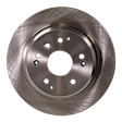2007 Honda Element - Front and Rear Brake Disc, Plain Surface, Vented - Front; Solid - Rear, 5 Lugs, 281.94 mm, 2.4L 4Cyl, Pro-Line Series