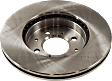 Front Brake Discs, Plain Surface, Vented, 4 Lugs, 10.31 in. Disc Diameter, Pro-Line Series