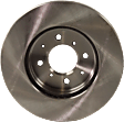 Front Brake Discs, Plain Surface, Vented, 4 Lugs, 10.31 in. Disc Diameter, Pro-Line Series