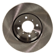Front and Rear Brake Disc, Natural Finish, Plain Surface, Front-Vented/Rear-Solid, 4 Lugs, Front-261.87 mm/Rear-239.01 mm, Pro-Line Series