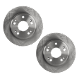 Rear Brake Disc, Natural Finish, Plain Surface, Solid, 5 Lugs, 259.59 mm, 1.5L, 4Cyl, Pro-Line Series