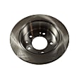 Front and Rear Brake Disc, 4-Wheel Set, Plain Surface, Vented - Front; Solid - Rear, 5 Lugs, Pro-Line Series
