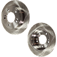 Rear Brake Disc, Plain Surface, Solid, 5 Lugs, 261.87 mm, Pro-Line Series