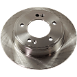 Rear Brake Disc, Plain Surface, Solid, 5 Lugs, 261.87 mm, Pro-Line Series