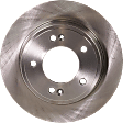 Rear Brake Disc, Plain Surface, Solid, 5 Lugs, 261.87 mm, Pro-Line Series