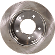 Rear Brake Disc, Plain Surface, Solid, 5 Lugs, 261.87 mm, Pro-Line Series