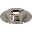 Rear Brake Disc, Plain Surface, Solid, 5 Lugs, 261.87 mm, Pro-Line Series