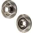 Front Brake Disc, Natural Finish, Plain Surface, Vented, 5 Lugs, 320.04 mm, Pro-Line Series