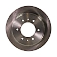 Front and Rear Brake Disc, Natural Finish, Plain Surface, Front-Vented/Rear-Solid, 6 Lugs, Front-314.96 mm/Rear-311.91 mm, Pro-Line Series
