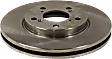 Front Brake Disc, Natural Finish, Plain Surface, Vented, 5 Lugs, 296.16 mm, 3.5L, 6Cyl, Pro-Line Series